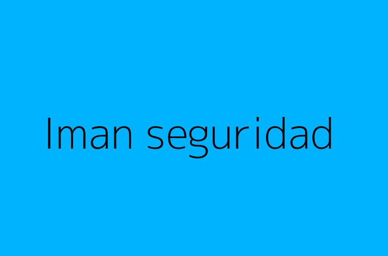 Iman seguridad